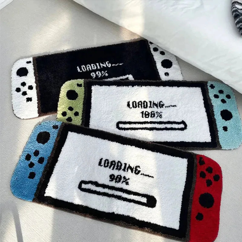 VIKAMA Gaming Controller Theme Rug, Suitable for Bedrooms, Gaming Decor Area Rug, Easy-Clean Gaming Room Area Rug