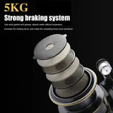 ZP 500/800 Series EVA Grip Ultra Lightweight Fishing Reel 13+1BB High Speed Gear Ratio 5.2:1 Mini Spinning Reel Metal Line Cup