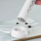 3 In 1 Wireless Rechargeable Electric Milk Frother Foam Maker Handheld Foamer High Speeds Drink Mixer Coffee Frothing Wand