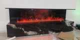 Modern Tv Stand Furniture for Living Room Decorative Led Flame Water Steam Fireplace Embedded Wood Electric Fireplace