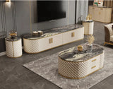Modern Simple Living Room Furniture Set  MDF Upholsteried with Pu Leather  Tv Cabinets Designs Furniture