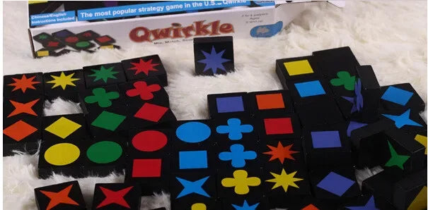 Hot Children's Educational Toys Qwirkle Wooden Chess Parent-child Interactive Games Kids Adult Hobbies Gifts Learning Toys Play