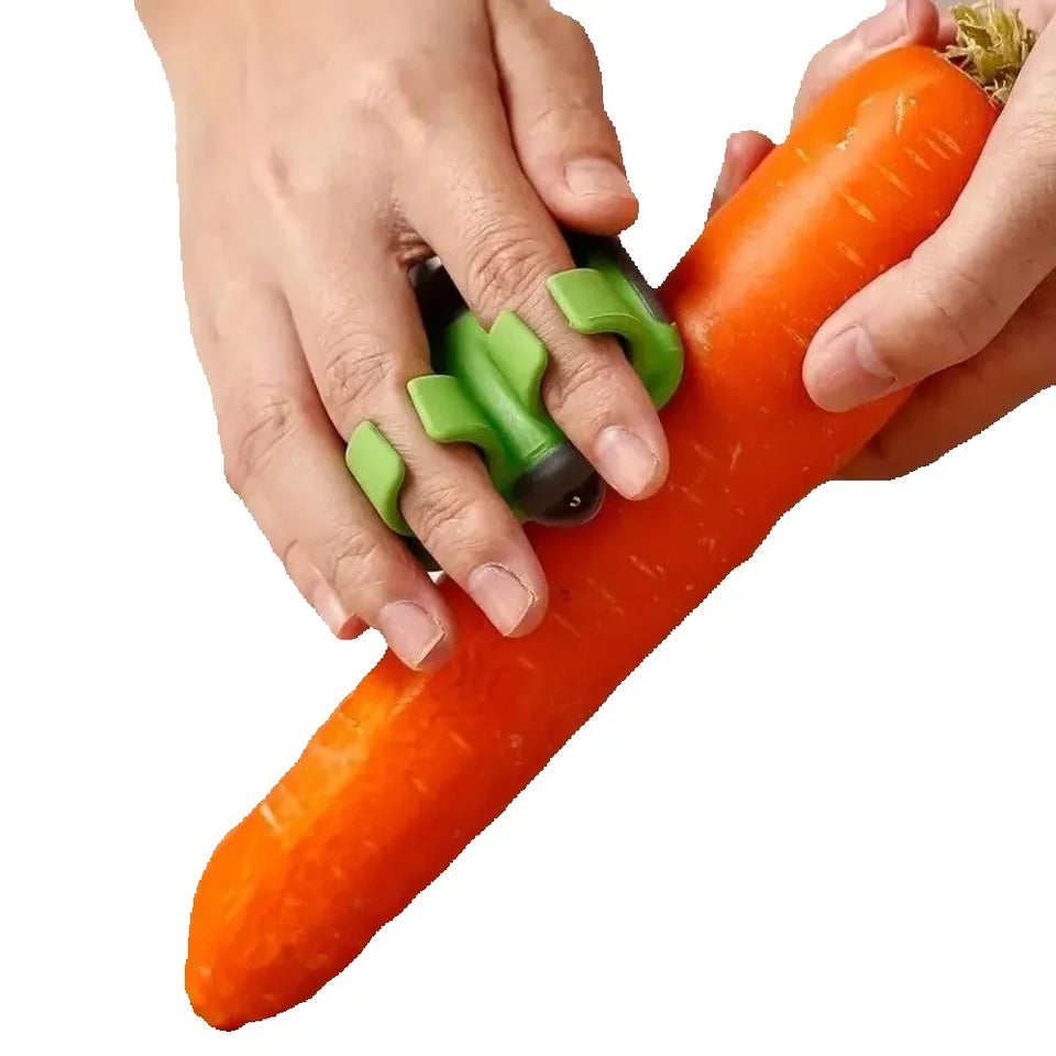 1 Easy and Convenient Black Green Peeler, Sharp Blade, Non Slip Grip, Suitable for Kitchen and Camping