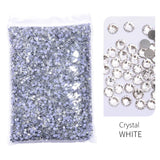 SS3-SS50 14400pcs/bag Big Bag Bulk Wholesale DMC Glitter Crystal AB Hotfix Rhinestones Strass Iron On Stone Gems