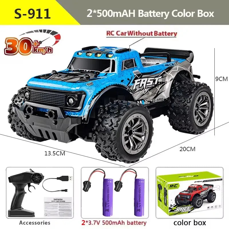 1:20 4WD RC Drift Car 30km/h High Speed RC Cars Toys For Adults And Kids 2.4G Remote Control Cars Off Road Monster Truck