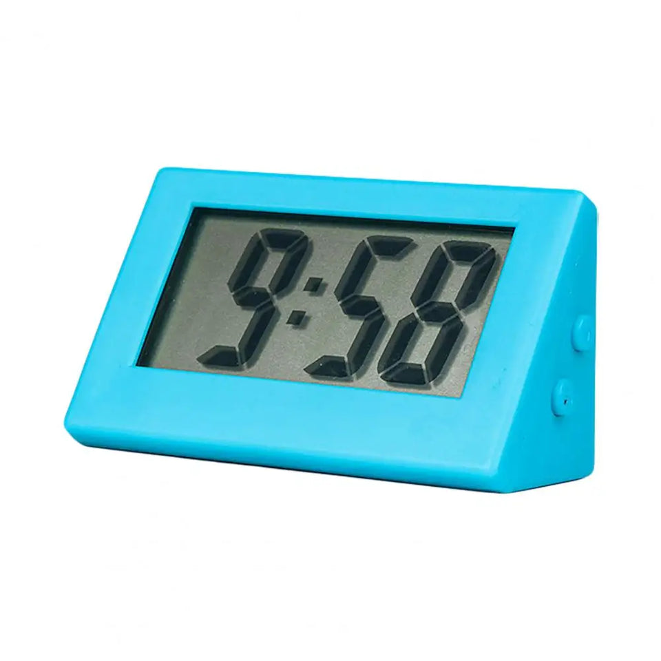 Electronic Clock Car Dashboard Student Exam Study Mini LCD Display Large Screen Table Desk Digital Clock Home