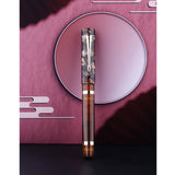 Majohn M700 Resin Fountain Pen EF/F Nib 0.5/0.38mm with A Converter Germany Imported Ink Pen Beautiful Students Gifts