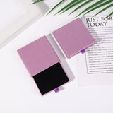 Creative Drawer Jewelry Packaging Box Necklace Rings Earing Bracelet Storage Organizer Display Stand Solid Color Paper Gift 2022