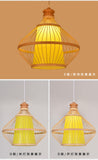 Bamboo Artwork Chandelier Lantern Tea Room Restaurant Restaurant Hot Pot Restaurant Japanese Style Retro Zen