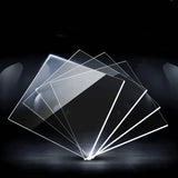 200x200mm plexiglass clear acrylic board, organic plastic sheet, 1mm, 3mm and 8mm glass methacrylate