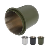 Coffee Dosing Cup 150ml 58mm Stainless Steel Coffee Dosing Cup Powder Feeder Part for Espresso Machine Coffeeware Accessories