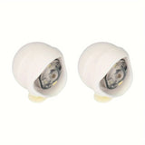 2PCS Shoe Lights PVC LED Headlight Shoe Charms Accessories for Night Rides Outdoor Activities Slipper Button 3 Lighting Modes