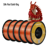 KINGROON Silk Dual-color PLA Filament 3D Printer 1.75mm 11/22 lbs Silk PLA Filament Plastic Materials 3D Printing Special Color