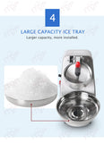 ITOP Ice Crusher Small Commercial Ice Shaver Stainless Steel Shaved Ice Machine Snow Cone Maker
