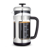 Easyworkz French Press  Coffee Tea Maker with Borosilicate Glass,Soft Grip Handle