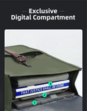 HK Men's Fashion 15.6" Laptop Backpack Waterproof Work Backpacks Teenage Student Charging Travel Shoulder Bag Women's Backpack