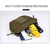 1050D Sports Hunting Dump Pouch Nylon Front Pouch of Plate Carrier Chest Rig with Molle Carrying Kit Pouch