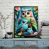 Huacan 5d Diamond Painting New Arrivals Owl Animal Diamond Mosaic Cross Stitch Embroidery Sets Home Bedroom Wall Artwork