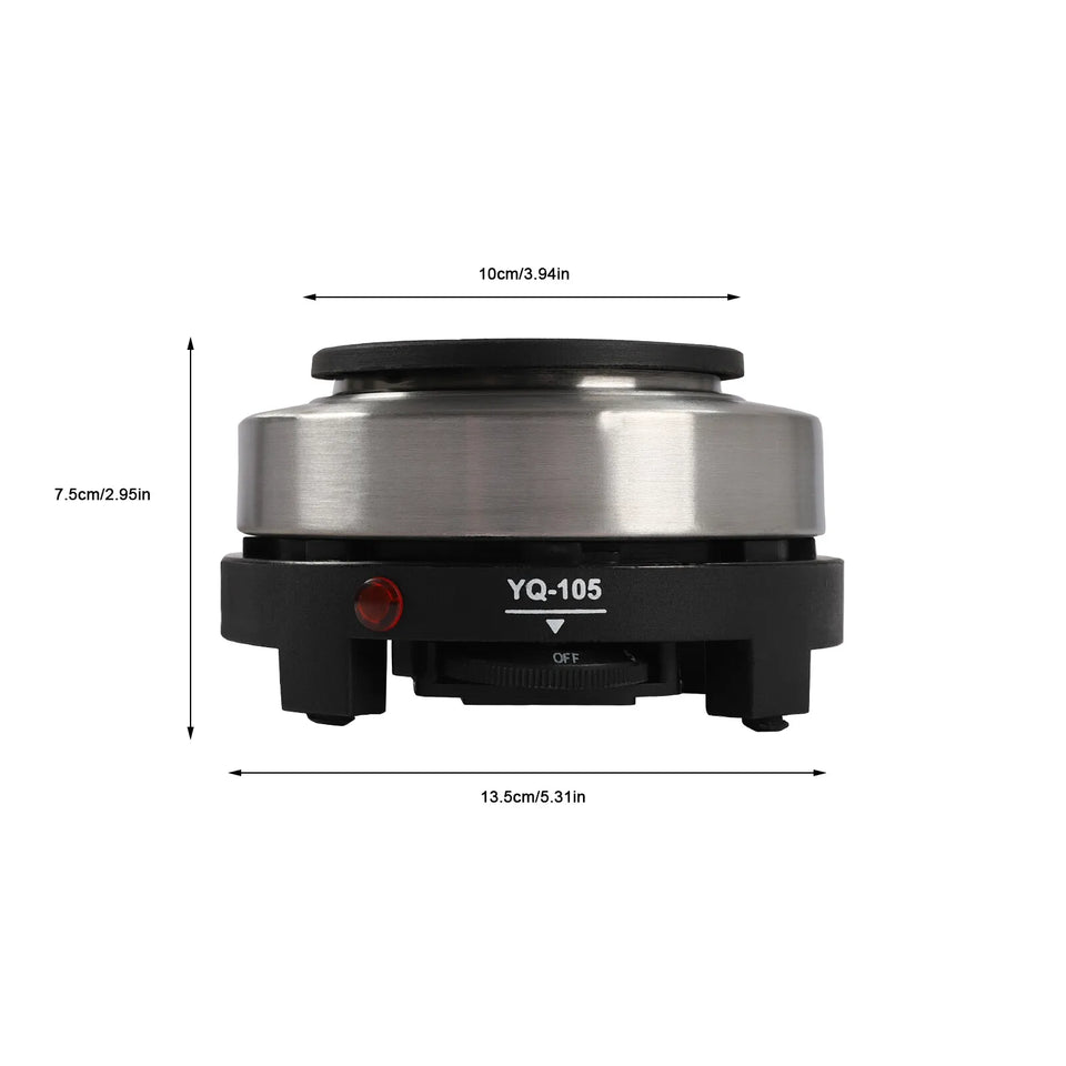 Moka Pot Electric Coffee Maker, 500W 5 Levels,Adjustable Temperature with Heating Plate, Automatic Heating Espresso Coffee Maker
