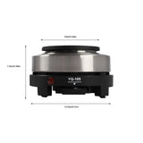 Moka Pot Electric Coffee Maker, 500W 5 Levels,Adjustable Temperature with Heating Plate, Automatic Heating Espresso Coffee Maker