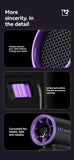 2025 New High Speed Turbo Small Air Cannon Electric Fan Portable Digital Display Handheld Fan USB Charging Fan Outdoor Mini Fan