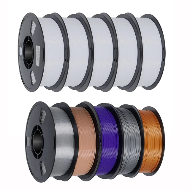PETG Filament 1.75mm 5kg 10kg 3D Printer Filament Standard 1kg/roll Plastic Spool PETG 5 10 Roll Mix Color Print Local Shipping