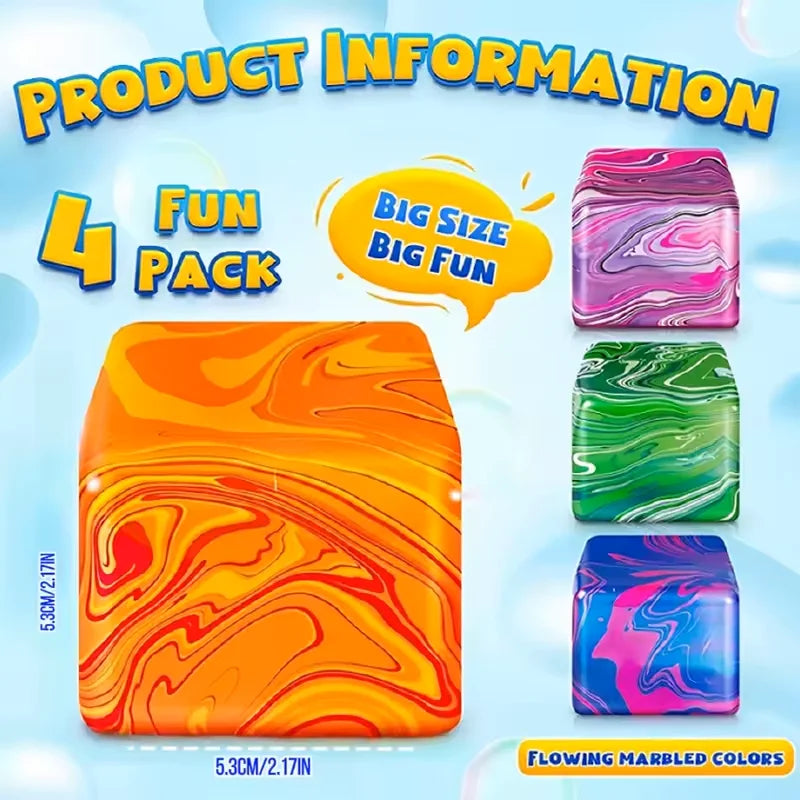 2027！*Squishy Schylling Needoh Nice Cube Sensory Toy Anti-Stress Stress Relief Jigsaw Pressure Relief Souvenir for Kids 말랑이