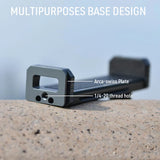 LEAPLIGHT Universal Aluminum Tablet Phone Stand Holder Clip Tripod Adjustable Bracket for Phones Ipro Tablets Tablet Holder