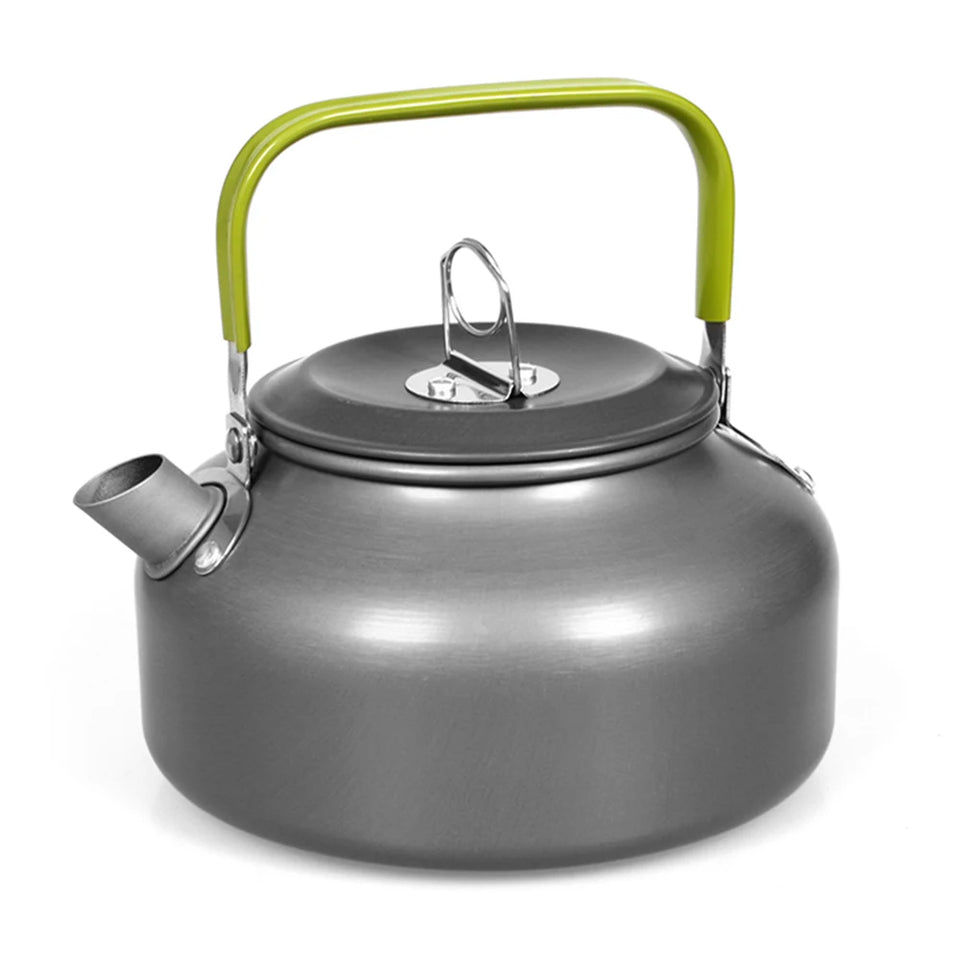 Portable Outdoor Water Kettle Water Pot Teapot Coffee Pot Indoor Aluminum Alloy Tea Kettle Outdoor Camping Hiking Picnic Pot