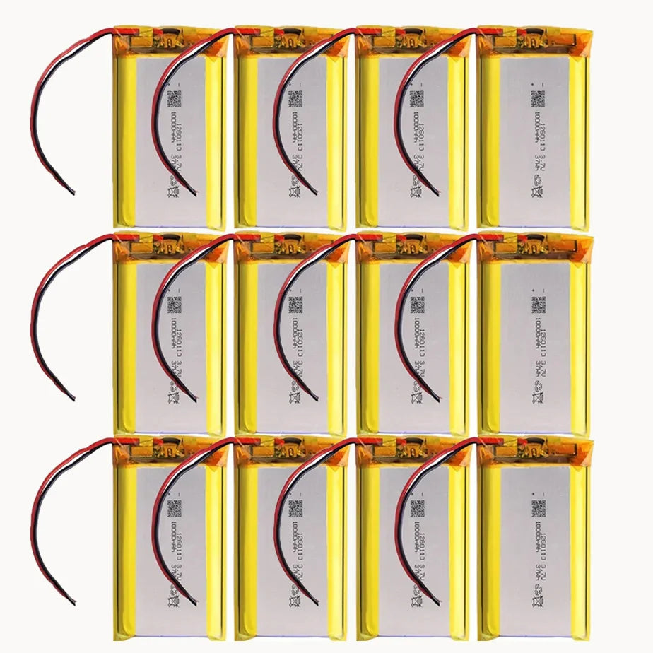 High Qulity 3.7V 10000mAh 1260110 Rechargeable Polymer Batteries Lipo Li-Po For Toy Power Bank GPS Laptop Camping Lights Diy