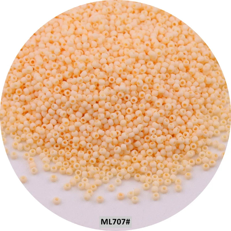 Golden 15/0 Japanese Seedbeads 1.5mm Uniform Metallic Bronze Round Spacer Glass Beads For DIY Jewelry Making Garments Accessory