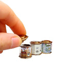 Dollhouse Miniature Coffee Can Tea Can Model Mini Simulation Item Ornament Toys Doll House Furniture Accessories-Toy