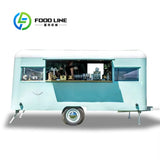 All Purpose Mobile Food Trailer for Sale Flexible Movement Design for BBQ Coffee Ice Cream Vending Complete Package