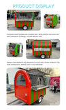 Customized Food Trailer Mobile Food Kiosk Truck Mobile Kitchen Trailer for Hamburger Cart Fast Food Truck with DOT Certification