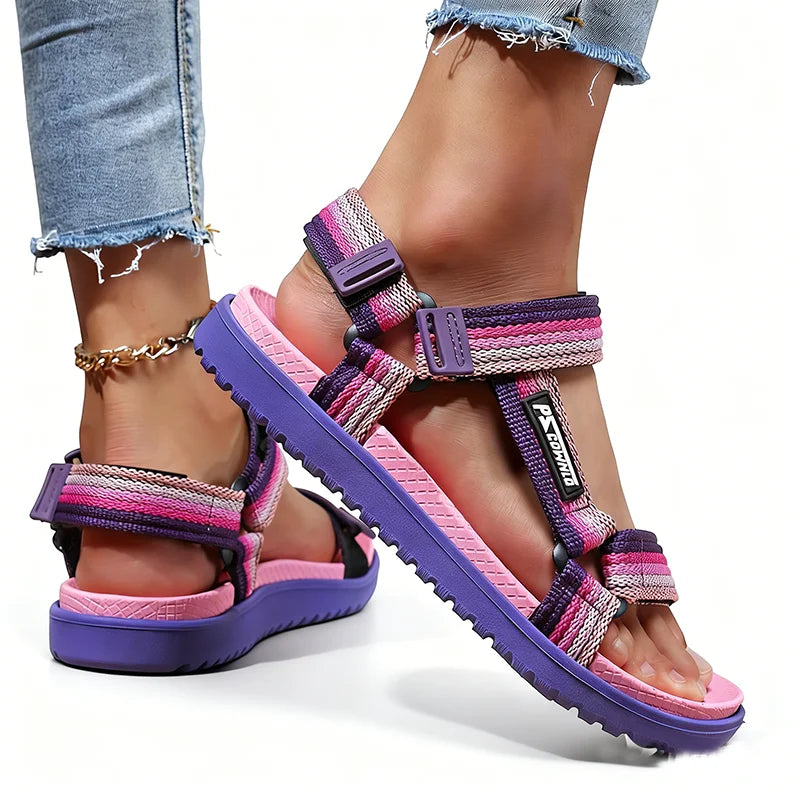 Summer women's Sandals Fashion Leisure Beach Holiday Sandals forwomen's  Lightweight Shoes New Outdoor Comfortable Casual Sandal
