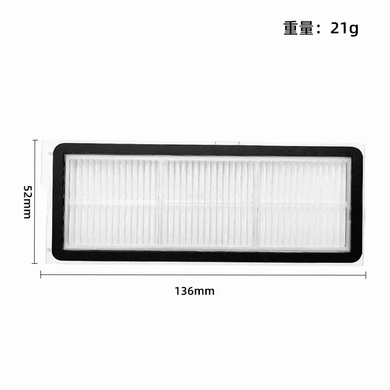 Roborock Qrevo Curv Robot Vacuum Cleaner Accessories Main Roller Side Brush Hepa Filter Mop Cloth Dust Bag Parts Replacement