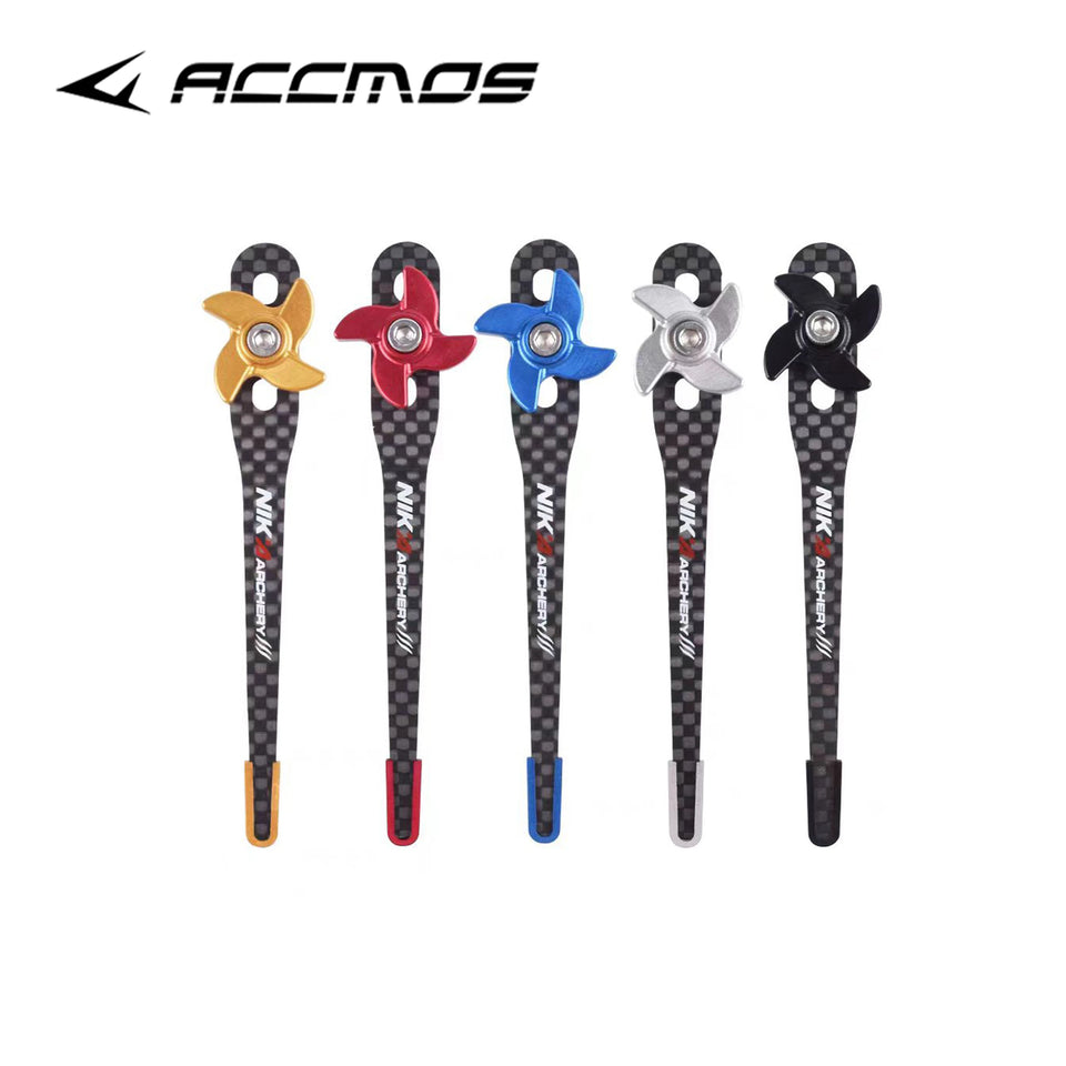 Archery Bow Clicker NIKA Adjustable Clicker Carbon Fiber Clicker Aluminum Alloy For Recurve Bow Arrow Hunting Shooting Accessori
