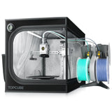 YOOPAI 3D Printer Enclosure For Bambu Lab A1/A1 mini Large Size Enclosure with LED Light Fireproof Waterproof Dustproof  Black