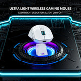 2026 NEW Gaming Mouse 3-Speed DPI Esports Wireless Ergonomic Design Gaming 2-mode Connection Magnetic Charging Dock RGB Lighting