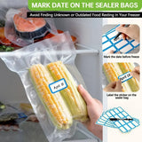 50PCS Net Pattern Vacuum Bag Food Bag Household Fresh-Keeping Bag Cooked Food Packaging Bag