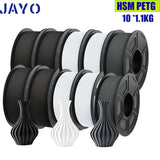 JAYO pla plus petg High speed matte PETG APLA 10Rolls  filament 175mm no bubbles smooth multiple colors optional for 3D printing