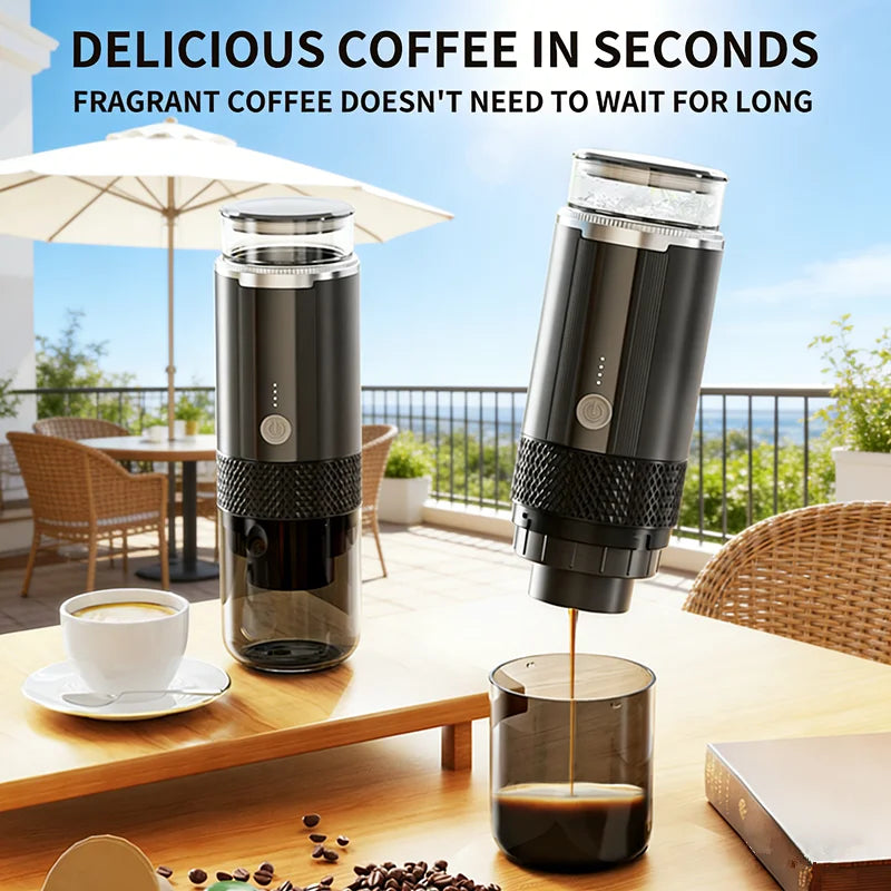 Electric Portable Coffee Machine Capsule Ground Coffee Brewer Suitable for Coffee Powder And Coffee Capsule - Coffee Maker