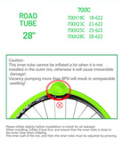 2pcs CYCLAMI 38g Ultralight Bike Inner Tube 700 X18 23 25 28 Road Bicycle TPU Material Tire 60mm Length French Valve Super Light