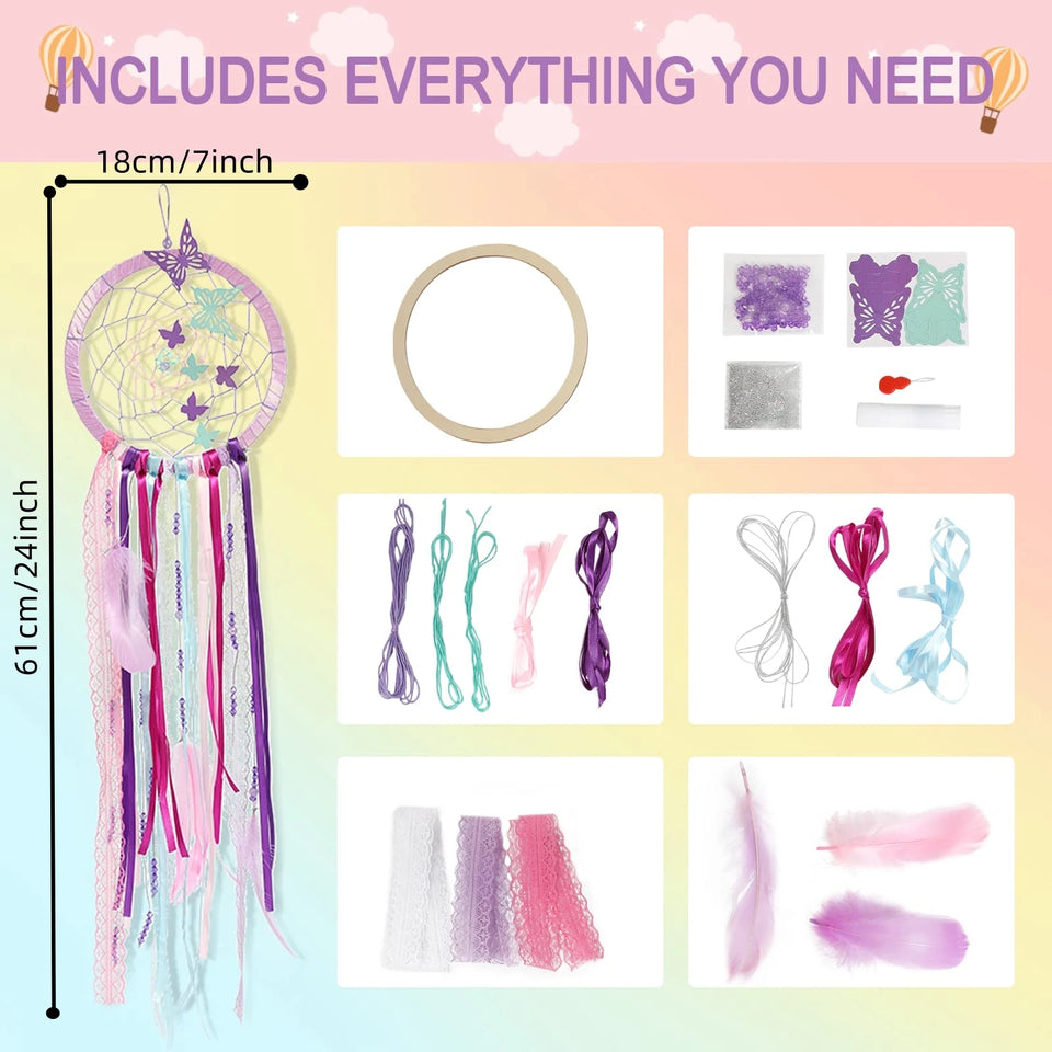 Dream Cather DIY Crafting Decorations Supplies Kit Sets for Kids Children for Adults for Girl