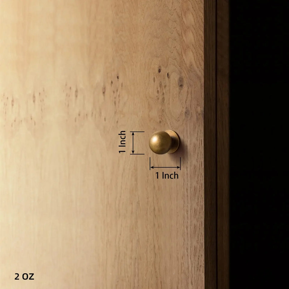 Antique Brass Cabinet Knobs Drawer Handles Zinc Alloy Pulls Mid-Century Modern Hardware for Kitchen and Bathroom Cupboard