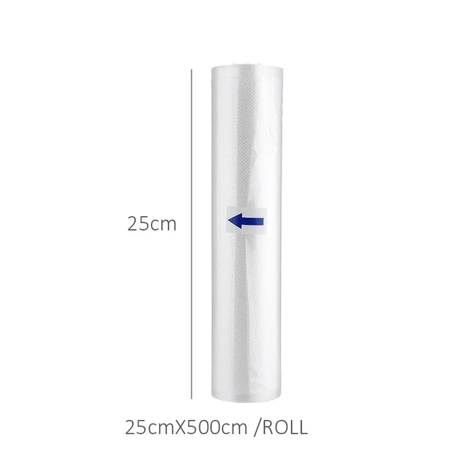 Household Food Saver Vacuum Bag Storage Bags Machine Film Sealer Vacuum Packer Saran Wrap Food Fresh Long Keeping 1 Roll