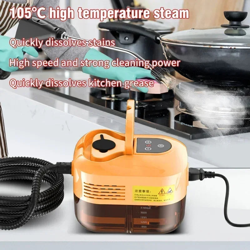 Portable Handheld Steam Cleaner Multifunctional High Presssure Steam Cleaning machine For Air Conditioner Kitchen Hood Car 220V
