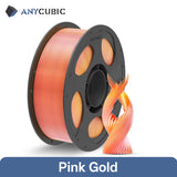 ANYCUBIC Dual-Color Silk Filament Silk Texture FDM 3D Printer PLA Filament Shine Bright Multicolor Silk 3D Printing Material