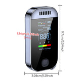 Portable Alcohol Tester Digital Breath Alcohol Tester Professional Breathalyzer With LCD Display USB Rechargeable