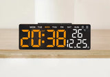 Digital Led Alarm Clock Temperature Date and Week Display Table Clock Night Mode Brightness Adjustable Electronic Alarm Clocks